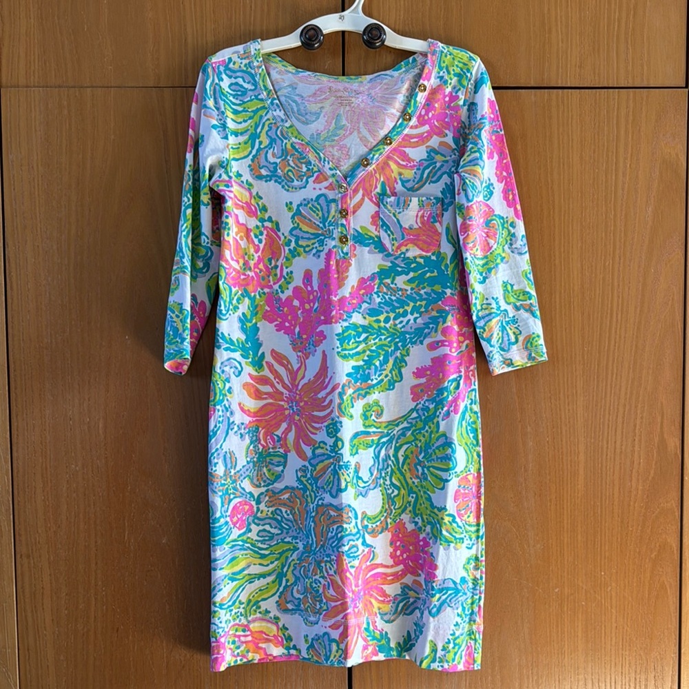 Lilly Pulitzer Palmetto T-Shirt Dress Size XS